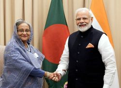 মোদির শপথ অনুষ্ঠানে প্রধানমন্ত্রী শেখ হাসিনা