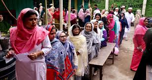 ভারতে লোকসভা নির্বাচনের শেষ ধাপে ভোটগ্রহণ চলছে