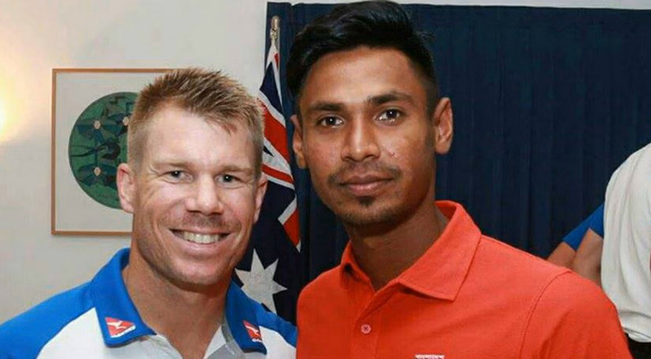 মুস্তাফিজের প্রশংসায় ওয়ার্নার