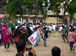 ঝিনাইদহে কোটা আন্দোলনকারীদের ওপর ছাত্রলীগের হামলা, আহত ১০