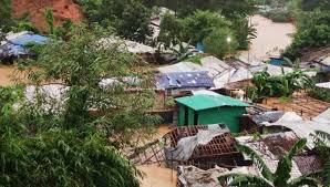 রোহিঙ্গা ক্যাম্পে পাহাড় ধসে দুই রোহিঙ্গাসহ ৩ জনের মৃত্যু