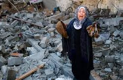 অবরুদ্ধ গাজা ভূখণ্ডে ইসরায়েলি আগ্রাসন গড়িয়েছে দশম মাসে