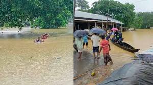 উজানের ঢলে সড়ক তলিয়ে সাজেকে আটকা ৭০০ পর্যটক