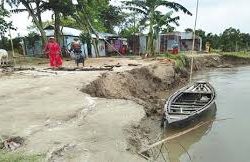 নদ-নদীর পানি বাড়া-কমার সঙ্গে সঙ্গে কুড়িগ্রামে তীব্র হয়ে উঠেছে নদী ভাঙন