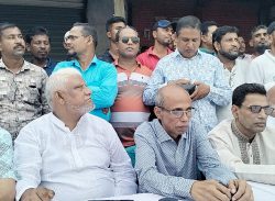 কলাপাড়ায় বিএনপির শান্তি সমাবেশ।