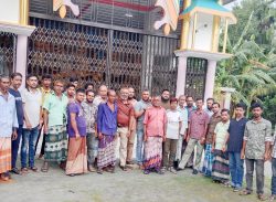 কলাপাড়ায় সরকারী স্থাপনা, পুলিশ ভবন ও  সংখ্যালঘু সম্প্রদায়ের পাশে থেকে সহযোগিতা করতে বিএনপির মাইকিং ও গণসংযোগ/