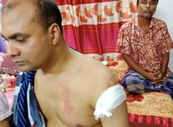 পটুয়াখালীতে রাতের আধারে যুবলীগ নেতা সংখ্যা লঘুর বাড়ীতে হামলা,লুট।