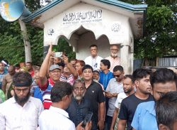 সাবেক প্রধান মন্ত্রী শেখ হাসিনাকে দেশে ফেরাতে কাশিয়ানী উপজেলা আওয়ামী লীগের উদ্যোগে  প্রতিবাদ সভা অনুষ্ঠিত। 