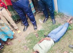 কাশিয়ানীতে শ্বশুরবাড়ি বেড়াতে গিয়ে লাশ হলেন মিজানুর।