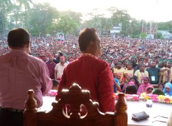 কলাপাড়ায় বিএনপির কেন্দ্রীয় নেতার গণ সংবর্ধনা জনসমুদ্রে পরিনত।। 