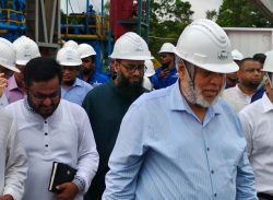 বাখরাবাদ পাইপলাইন প্রকল্প পরিদর্শন জ্বালানি উপদেষ্টার