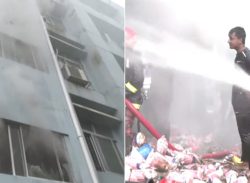 বরিশাল শের-ই-বাংলা মেডিকেল কলেজে আগুন, নিয়ন্ত্রণে ৭ ইউনিট