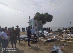 কুয়াকাটায় অবৈধ স্থাপনা উচ্ছেদ।। 