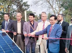 মোল্লাহাট স্বাস্থ্য কমপ্লেক্সে সোনালী ব্যাংকের স্থাপিত  সোলার সিস্টেমের উদ্বোধন।