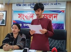 অধিকার আদায় ও হয়রানি বন্ধের দাবিতে এবার স্বেচ্ছায় কারাবরণের আলটিমেটাম দিলেন গণঅধিকার পরিষদ নেতা অন্তর।