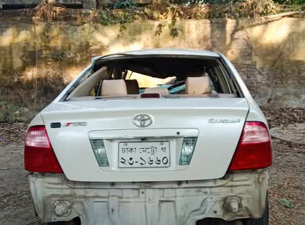 কাশিয়ানীতে প্রাইভেট কার চাপায় পুলিশ সদস্য আহত