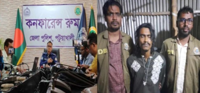 পটুয়াখালীতে জুতা দেখে খুনি শনাক্ত, অটোচালক হত্যার মূল হোতা গ্রেপ্তার।