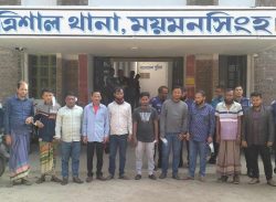 ত্রিশালে পুলিশের বিশেষ অভিযানে ৯জুয়ারিসহ গ্রেফতার-১০