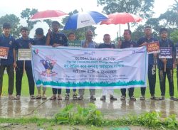 ঋণ বাতিল করে জলবায়ু অর্থায়নের দাবিতে কলাপাড়ায় মানববন্ধন ও  সাইকেল শোভাযাত্রা।। 