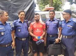 কাশিয়ানীতে ১০০ পিস ইয়াবাসহ মাদক ব্যবসায়ী আটক