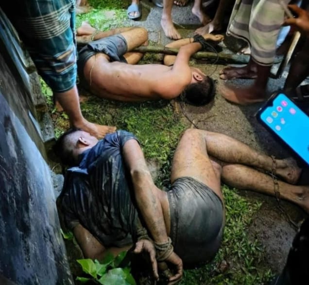 পটুয়াখালী’তে রাতের আধারে ডাকাতি, ধাওয়া দিয়ে দুই ডাকাতকে আটক গণপিটুনিতে ১জনের মৃত্যু।