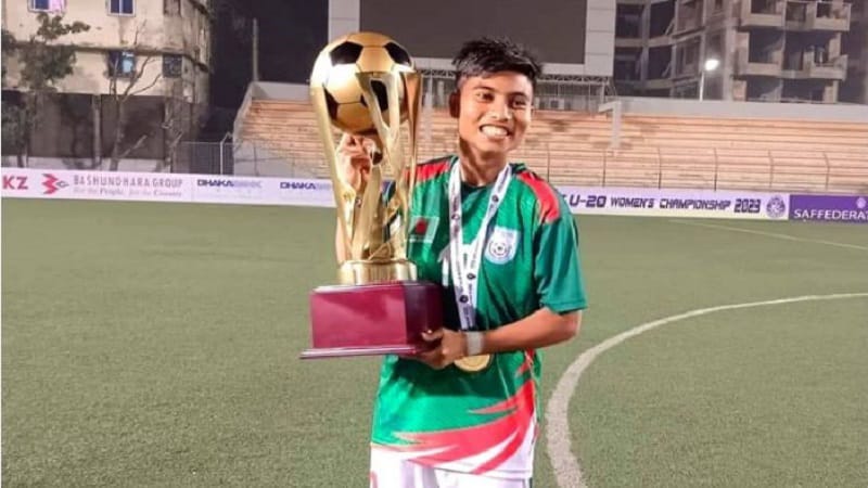 ভুটানের কলেজ ফুটবল ক্লাবের সাথে চুক্তিবদ্ব হলেন উখিয়ার ফুটবলার রিপা