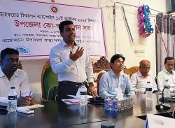 মোল্লাহাটে টাইফয়েড টিকাদান ক্যাম্পেইনের কো-অর্ডিনেশন সভা অনুষ্ঠিত।