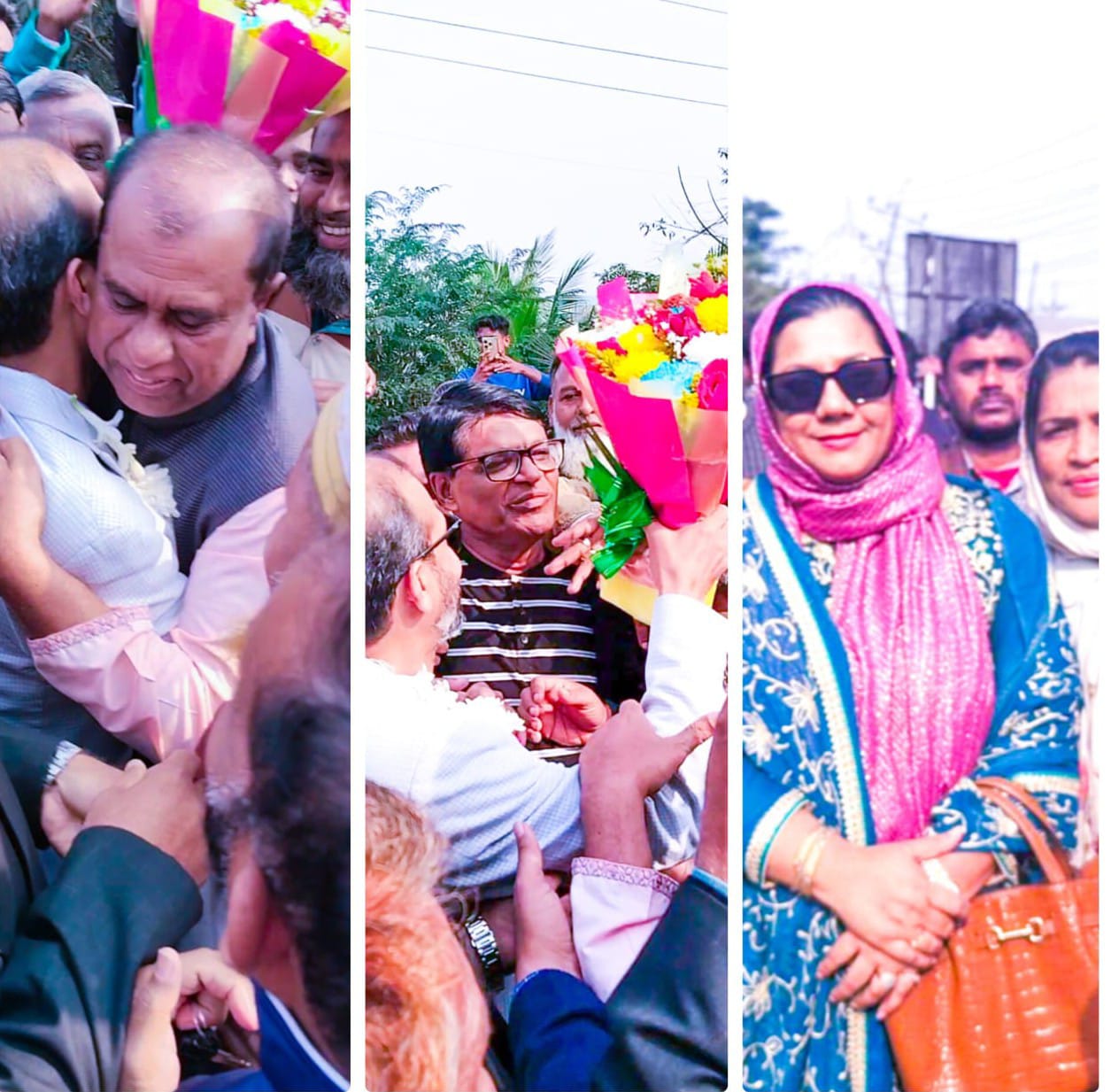 বাগেরহাট -২ আসনের বিএনপি মনোনীত এমপি প্রার্থী জাকিরের মোল্লাহাটে পথসভা।