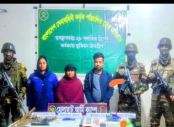 বাগেরহাটের মোল্লাহাটে বাংলাদেশ সেনাবাহিনী ও পুলিশের যৌথ অ/ভিযানে দুই চিহ্নিত মা/দক কারবারিকে বিপুল পরিমাণ মা/দকদ্রব্য, নগদ অর্থ ও দেশীয় অ/স্ত্রসহ আ/টক করা হয়েছে।