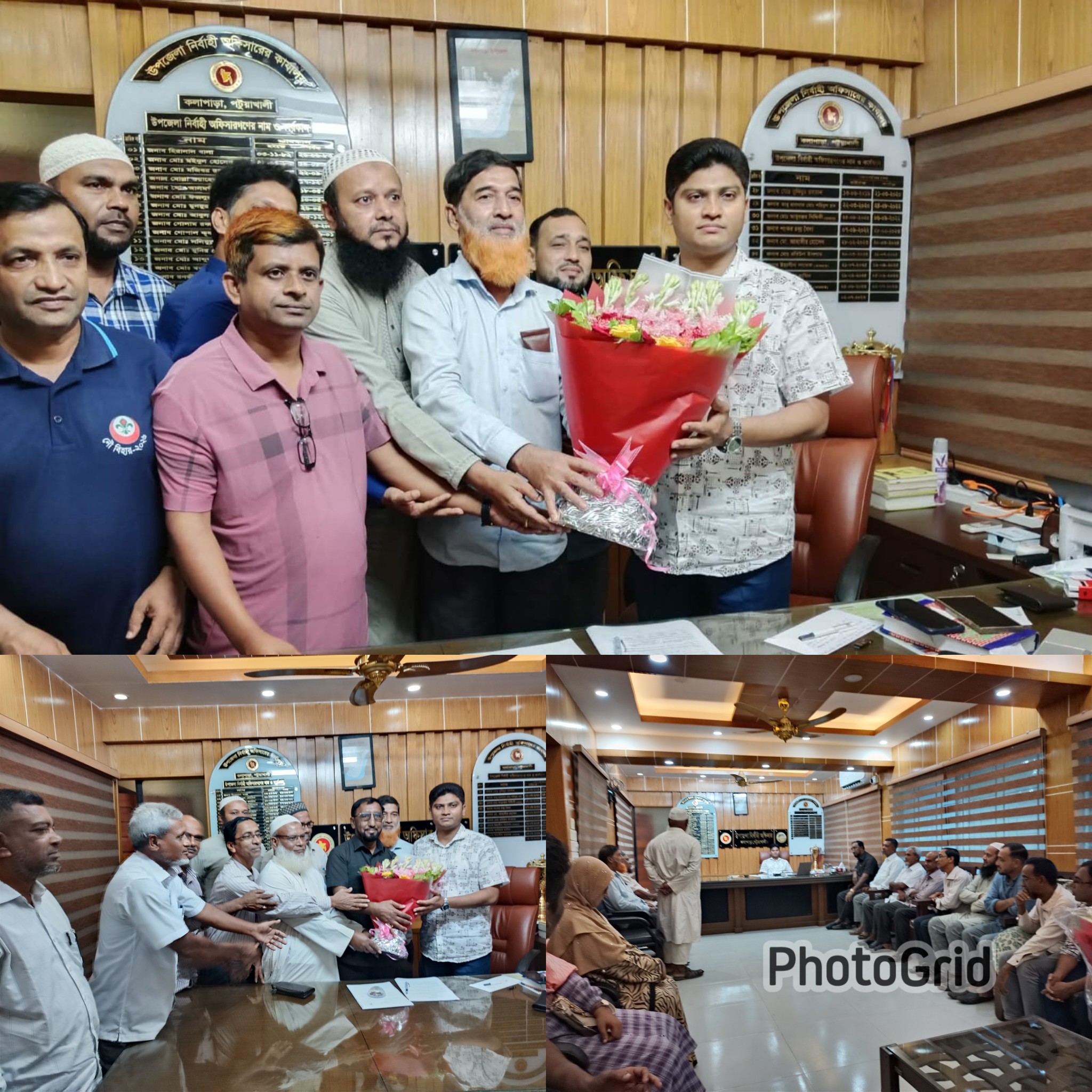 কলাপাড়ায় শিক্ষক নেতৃবৃন্দের সাথে উপজেলা নির্বাহী অফিসারের মতবিনিময়।। 